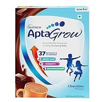 aelona Nutritious & Tasty Milk Drink Powder for Kid’s Height Gain, Immunity & Brain Development, Chocolate, 400g | 37 Nutrients | Prebiotics | Low Fat | Veg