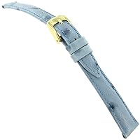 Speidel Blue 16mm Ostrich Grain Water Resistant Leather Band