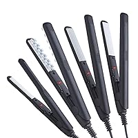 4pcs Mini Hair Styling Tools,Hair Straightener Fluffy Hair Root Perm Ceramic Crimper Hair Iron Fast PTC Heating Hair Curler