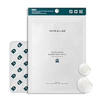 [SKIN&LAB] Clean & Easy Blemish Spot Patch (54 Count) | Hydrocolloid Acne Pimple Patch Spot Treatment for Zits and Blemishes | Two Sizes 10mm & 12mm | Cruelty Free