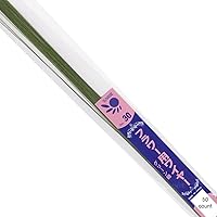 30 Gauge Green Paper Covered Floral Wire - 14 inches Long - Pack of 50