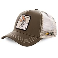 Mesh Back Snapback Trucker Hat for Men & Women Embroidered Golf Baseball Caps Cartoon Rabbit Mouse Duck Dog Cat