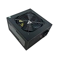 Apevia SPIRIT600W Spirit 600W ATX Power Supply with Auto-Thermally Controlled 120mm Fan, 115/230V Switch, All Protections