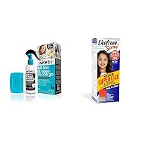 Head Lice Spray 120ml & Comb Bundle with Licefreee Spray 6 Fl Oz & Metal Nit Comb