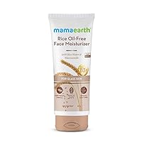 MAMAEARTH Rice Oil-Free Face Moisturizer for Oily Skin, With Rice Water & Niacinamide - 80 g