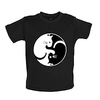 Yin Yang Cat - Organic Baby/Toddler T-Shirt