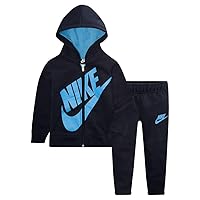 NIKE Children's Apparel Baby Boys Hoodie and Joggers 2-Piece Outfit Set, 24M
