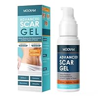 Advanced Scar Gel, Treats Old and New Scars, Reduces the Appearance of Scars from Acne, Stitches, Burns and More, Strong and effective acne removal scar gel powder thorn pregnancy pattern 1.7oz (50ml)