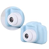 1080P Kid Camera, 1-Button Operation Photo/Video Function Mini Portable 2.0 inch Kid Video Camera for Kid (Blue, 12)