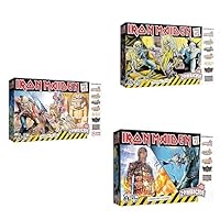 CMON Zombicide Iron Maiden Character Pack Bundle - Packs 1, 2 & 3 Eddie Mascot Miniatures Compatible with Multiple Games, Cooperative Strategy Game, Ages 14+, 1-6 Players, 60 Min Playtime, Made