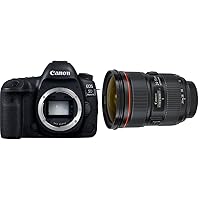 Canon EOS 5D Mark IV Full Frame Digital SLR Camera Body with EF 24-70mm f/2.8L II USM Standard Zoom Lens