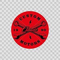 Auto Moto Custom Motorbike Decal Sticker, Mechanic Legacy, Distinguished Elegance for Your Coupe.