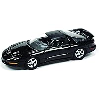 1997 Pontiac Firebird T/A Trans Am WS6 Black with Matt Black Top OK Used Cars Series Limited Edition to 18056 Pieces Worldwide 1/64 Diecast Model Car by Johnny Lightning JLMC028-JLSP194B