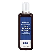 Amazon Basics Therapeutic Plus Tar Gel Anti-Dandruff Shampoo Extra Strength 1% Coal Tar, 6 Fl Oz, Pack of 1