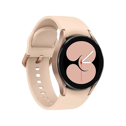 Samsung Galaxy Watch 4 40mm R865 Smartwatch Bluetooth WiFi + LTE with ECG Monitor Tracker for Health Fitness Running Sleep Cycles GPS Fall Detection - (Renewed) (Pink Gold)