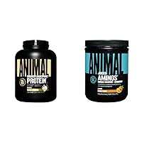 Animal Whey Isolate Whey Protein Powder – Isolate Loaded for Post Workout and Recovery & Juiced Aminos - 6g BCAA/EAA Matrix Plus 4g Amino Acid Blend