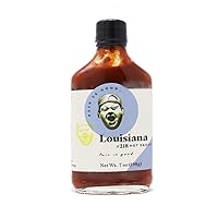 Louisiana Style Hot Sauce - 2 Pack - 7oz Bottles - Made in USA with Habanero Peppers - All Natural Ingredients, Non-GMO, Gluten-Free, Sugar-Free, Vegetarian, Keto