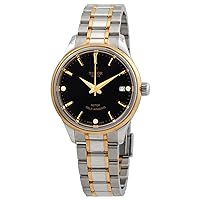 Tudor Style Automatic Diamond Black Dial Unisex Smart Watch 12303-0006