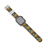 Colour of Conures Silicone Iwatch Straps 38mm/40mm 42mm/44mm Replacement Quick Release Watch Band