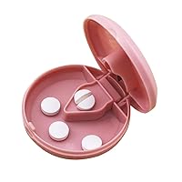 Artibetter Pill Splitter for Cutting Small Pills or Large Pills in Half (Pink)