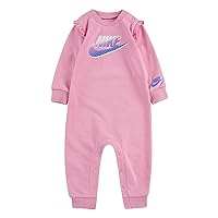 Nike Baby Girls French Terry Ruffle Coverall