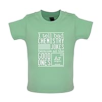 I Tell Bad Chemistry Jokes Funny - Organic Baby/Toddler T-Shirt