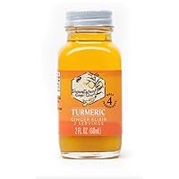 ImmuneSchein Maple Turmeric Ginger Elixir Shots - Only 4 Real Food Ingredients, No Water, Vinegar or Preservatives: Handcrafted from Organic Ginger Roots & Turmeric Roots 2 fl oz, 6 ea