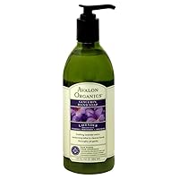 Avalon Organics Glycerin Hand Soap, Lavender 12 fl oz(Pack of 12)