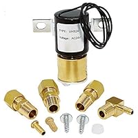 UHS24 Universal Humidifier Solenoid Valve Replacement 24Volt Replace fit for Gen-eral 990-53 HE220 HE225 HE260 HE265 by Appliancemate
