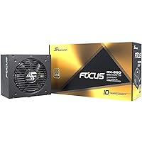 Seasonic FOCUS GX-650, 650W 80+ Gold, Full-Modular, Fan Control in Fanless, Silent, and Cooling Mode, Perfect Power Supply for Gaming and Various Application, SSR-650FX.