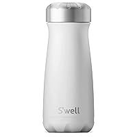 S'well Stainless Steel Traveler, 16oz, Moonstone, Triple Layered Vacuum Insulated Containers Keeps Drinks Cold for 24 Hours and Hot for 12, BPA Free, Easy Carrying On the Go