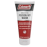 Coleman Poison Ivy Wash - Removes Irritants, Moisturizes Skin for Relief from Poison Ivy, Oak, Sumac, 4oz