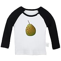 Fruit Guava Cute Novelty T Shirt, Infant Baby T-Shirts, Newborn Long Sleeves Graphic Tee Tops
