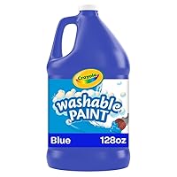 Crayola Washable Paint for Kids - Blue (1 Gallon), Kids Arts and Crafts Supplies, Non Toxic, Bulk