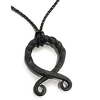 Forged Troll Cross Viking Pendant, Viking Necklace, Viking Jewelry, Viking Pendant, Iron Pendant