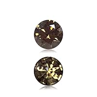 0.51 Cts of 5.10-5.12x3.17 mm GIA Certified Round Brilliant Cut (1 pc) Loose Fancy Dark Orangy Brown Diamond