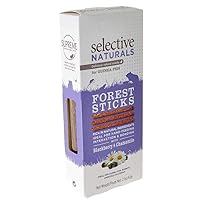 Supreme Petfoods 1 Pack of Selective Naturals Forest Sticks Guinea Pig Treats, 2.1 Ounces Each, with BlackBerry and Chamomile
