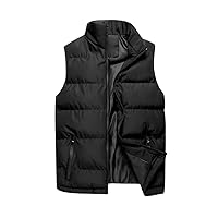 Cotton Vest Men Winter Jackets Thick Sleeveless Coats Male Warm Padded Waistcoat Gilet