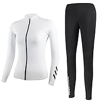 YAMIA1115 Women's Wetsuit Jellyfish Clothing Split Surfing Suit Swimming Thin Top Trousers Sunscreen Quick-drying Suit Summer Swimsuit Snorkeling