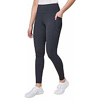 Mondetta Womens Midweight High Waisted Garment Wash Leggings