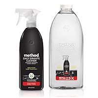 Method Daily Granite Cleaner, Apple Orchard, Set includes 68 oz. Refill and 28 oz. Spray Bottle, 28 Ounce Spray and 68 Ounce Refill