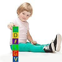 BonBon Kids SmartBlocks: The Future Builders Set – 30 PCS Building Block Toy Kit for Toddlers with Alphabet Stacking for Kids’ Educational Learning and Development