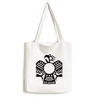 Ancient Egypt Eagle Pattern Tote Canvas Bag Shopping Satchel Casual Handbag