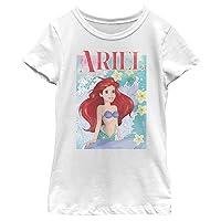 Disney Little, Big Princesses Ariel Poster Girls Short Sleeve Tee Shirt