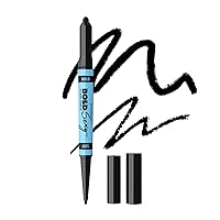 Black Radiance Bold & Sexy Gel Eyeliner,Waterproof Dual-Ended Retractable, Buildable & Blendable Smudge-Proof Smooth Matte Finish, Cruelty-Free & Vegan- After Hours