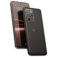 HTC U23 Pro 5G Dual 256GB 12GB RAM Factory Unlocked (GSM Only | No CDMA - not Compatible with Verizon/Sprint) GSM Global Model, Mobile Cell Phone – Black