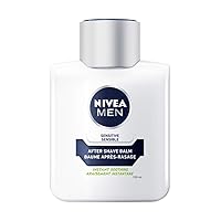NIVEA FOR MEN Sensitive Post Shave Balm 3.30 oz (Pack of 4)