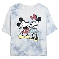 Disney Characters Mickey Minnie Retro Women's Fast Fashion Short Sleeve Tee Shirt