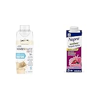 RENAL Vanilla Formula for Patients on Dialysis 8 fl oz & Nepro Nutrition Shake for People on Dialysis, with 19 Grams of Protein, 420 Calories, Mixed Berry, 8 Fl Oz