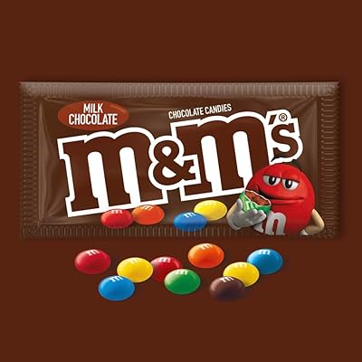 Mua M&M'S Milk Chocolate Candy, Full Size, 1.69 oz Bag (Pack of 36